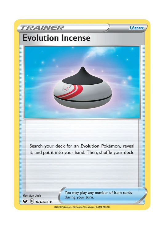 Evolution Incense - Reverse Holo (163/202) - Sword & Shield