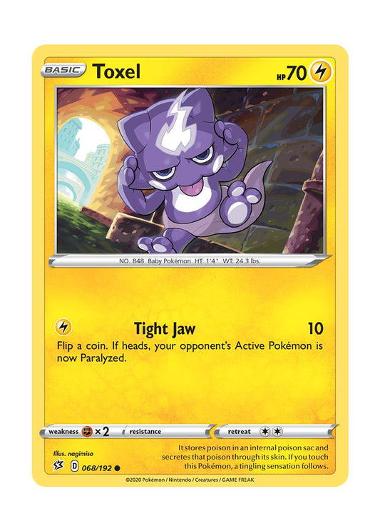 Toxel - Reverse Holo (068/192) - Rebel Clash