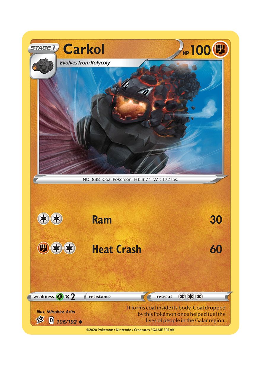 Carkol - Reverse Holo (106/192) - Rebel Clash