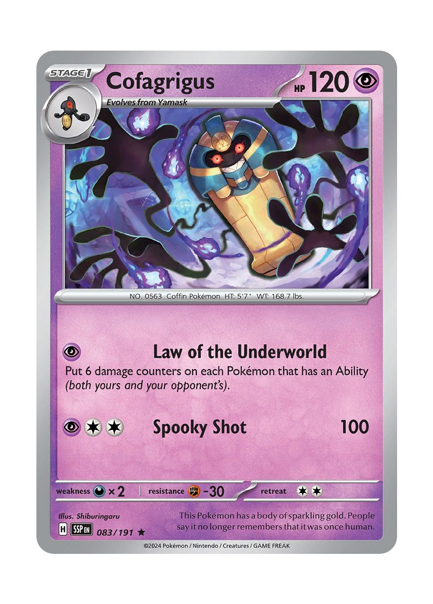 Cofagrigus (083/191) - Surging Sparks