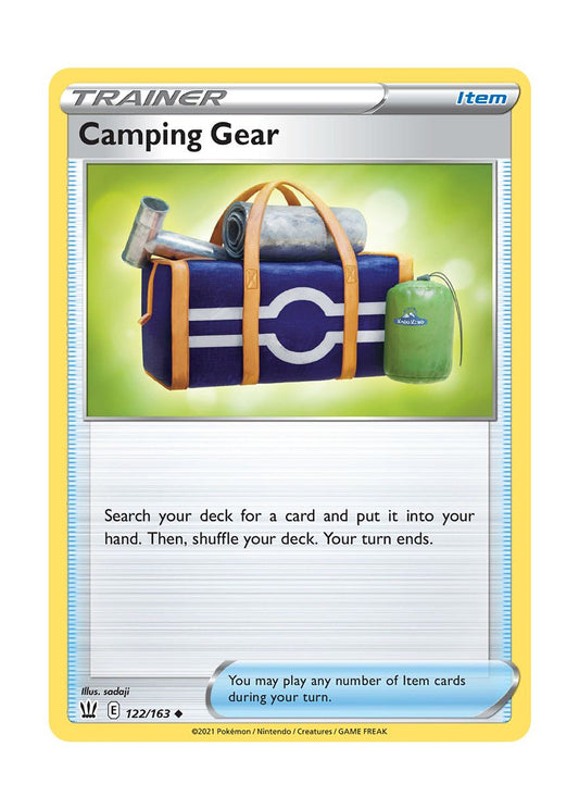 Camping Gear - Reverse Holo (122/163) - Battle Styles