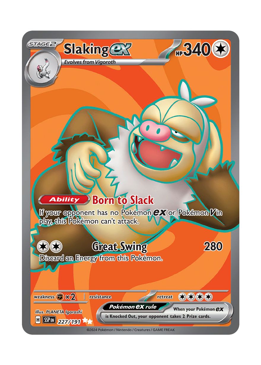 Slaking ex (227/191) - Surging Sparks