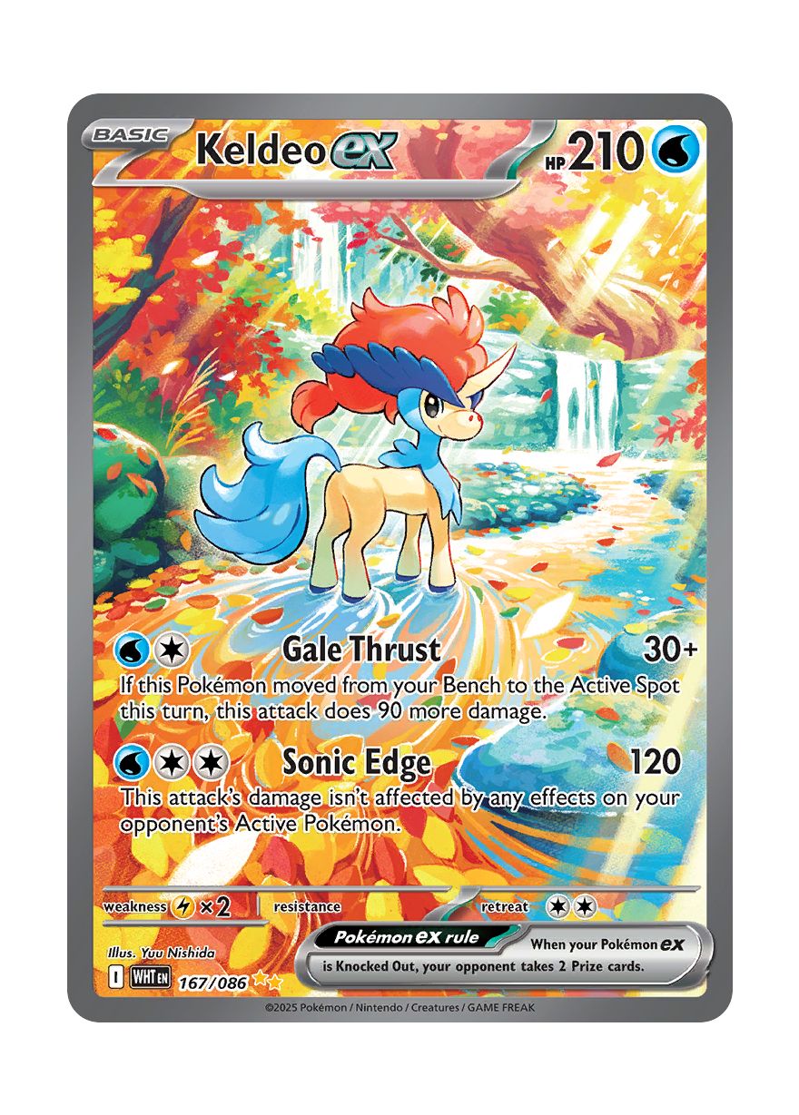 Keldeo ex (167/86) - White Flare