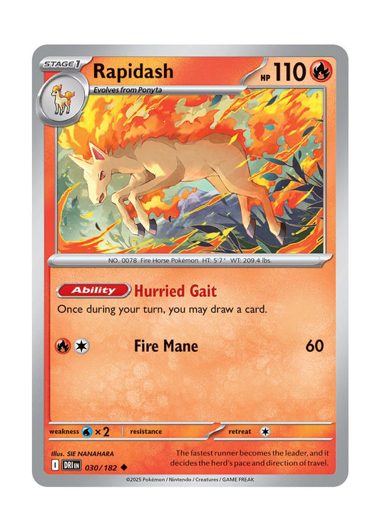 Rapidash (030/182) - Destined Rivals