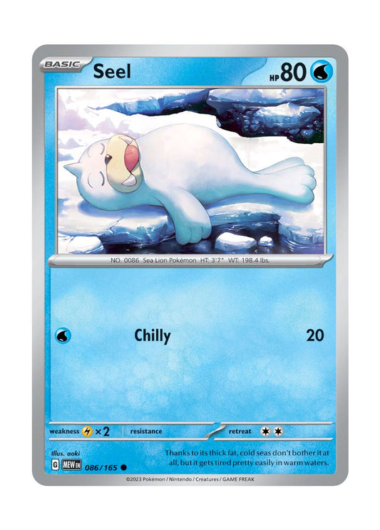 Seel - Reverse Holo (086/165) - 151