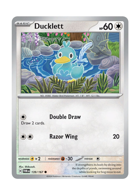 Ducklett - Reverse Holo (139/167) - Twilight Masquerade