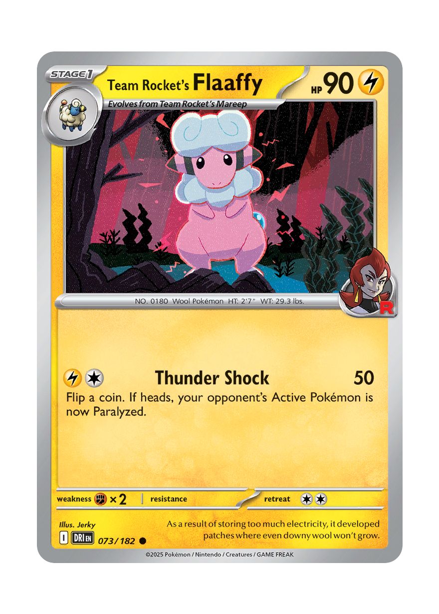 Team Rocket's Flaaffy (073/182) - Destined Rivals