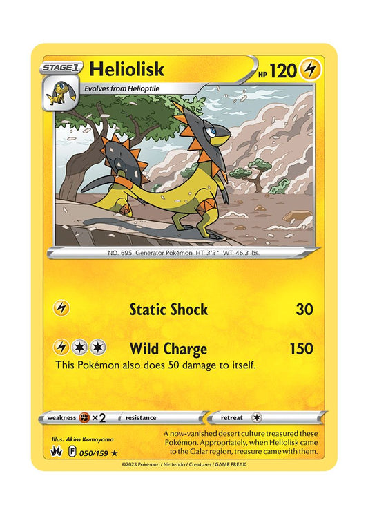 Heliolisk - Reverse Holo (050/159) - Crown Zenith