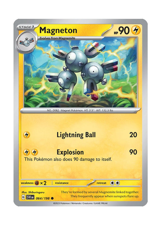 Magneton - Reverse Holo (064/198) - Scarlet & Violet