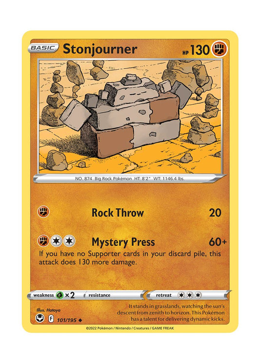 Stonjourner - Reverse Holo (101/195) - Silver Tempest