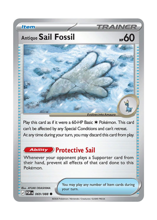 Antique Sail Fossil (069/88) - Perfect Order