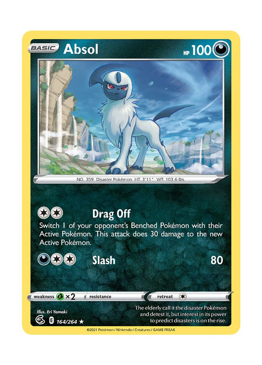 Absol - Reverse Holo (164/264) - Fusion Strike
