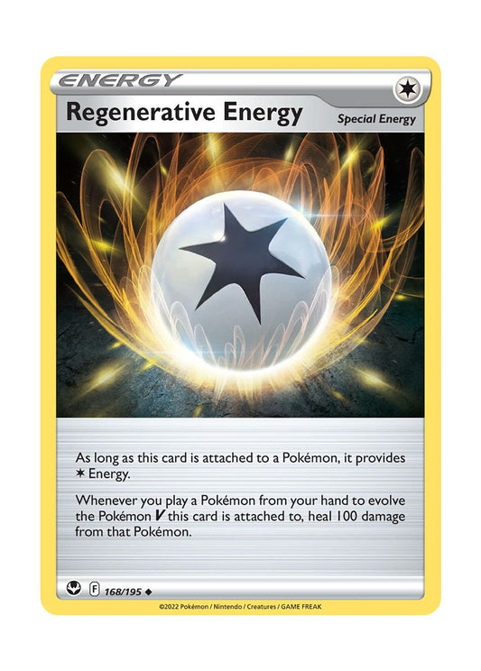 Regenerative Energy - Reverse Holo (168/195) - Silver Tempest