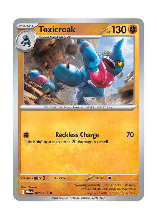 Toxicroak (079/132) - Mega Evolution