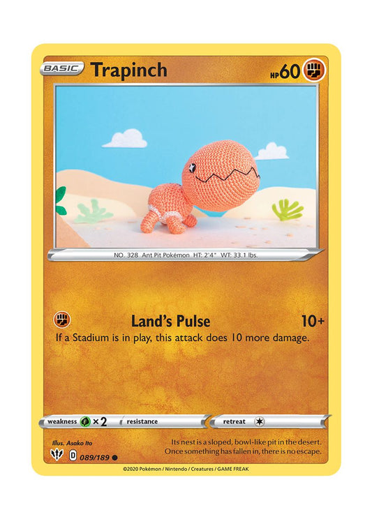 Trapinch - Reverse Holo (089/189) - Darkness Ablaze