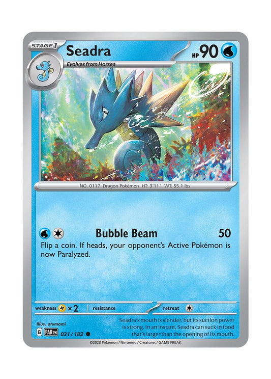 Seadra - Reverse Holo (031/182) - Paradox Rift