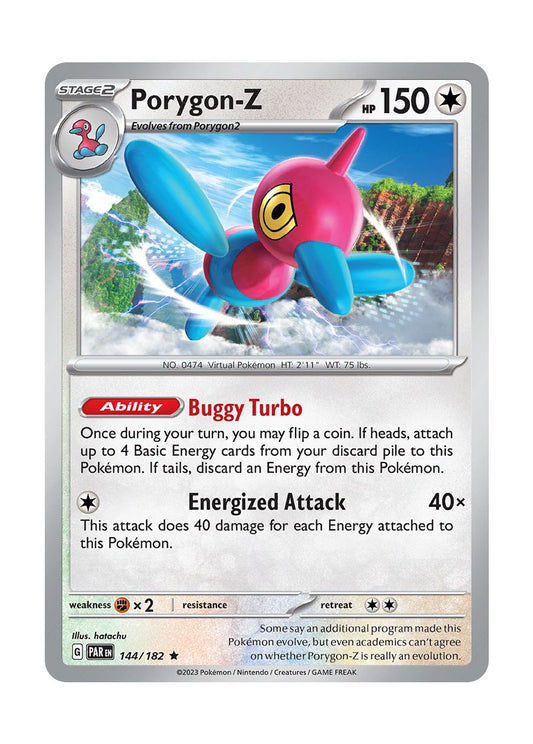 Porygon-Z - Reverse Holo (144/182) - Paradox Rift