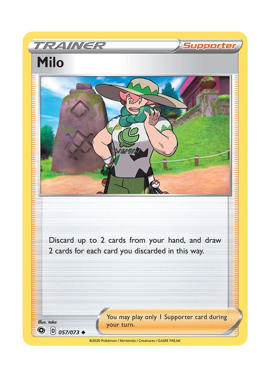 Milo - Reverse Holo (057/73) - Champion's Path