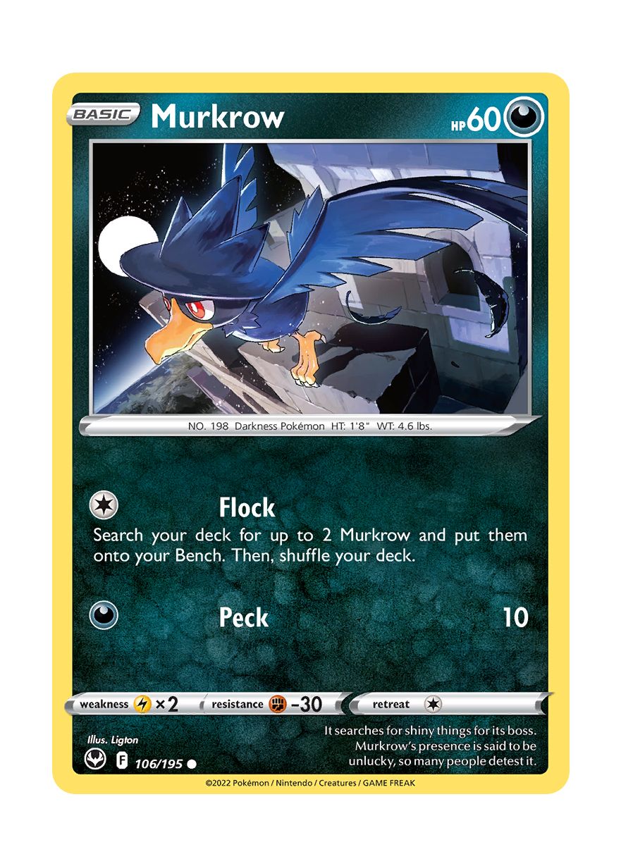 Murkrow - Reverse Holo (106/195) Torena Murkrow - Reverse Holo (106/195) Torena