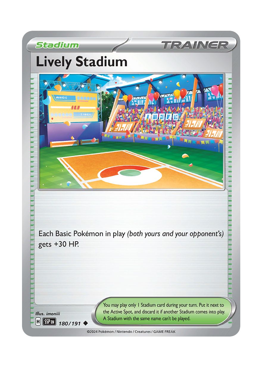 Lively Stadium (180/191) - Surging Sparks