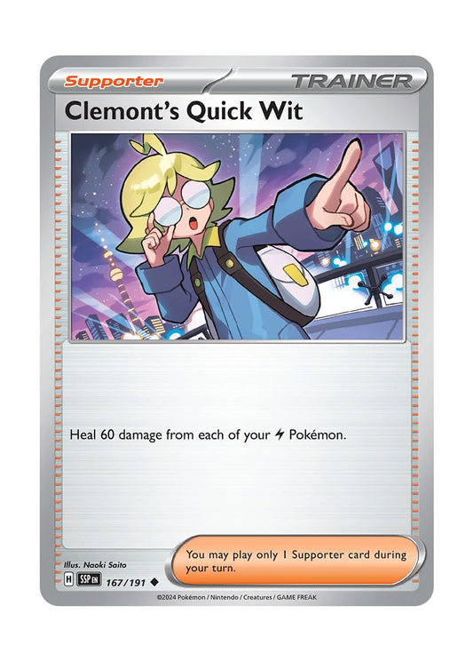 Clemont's Quick Wit (167/191) - Surging Sparks