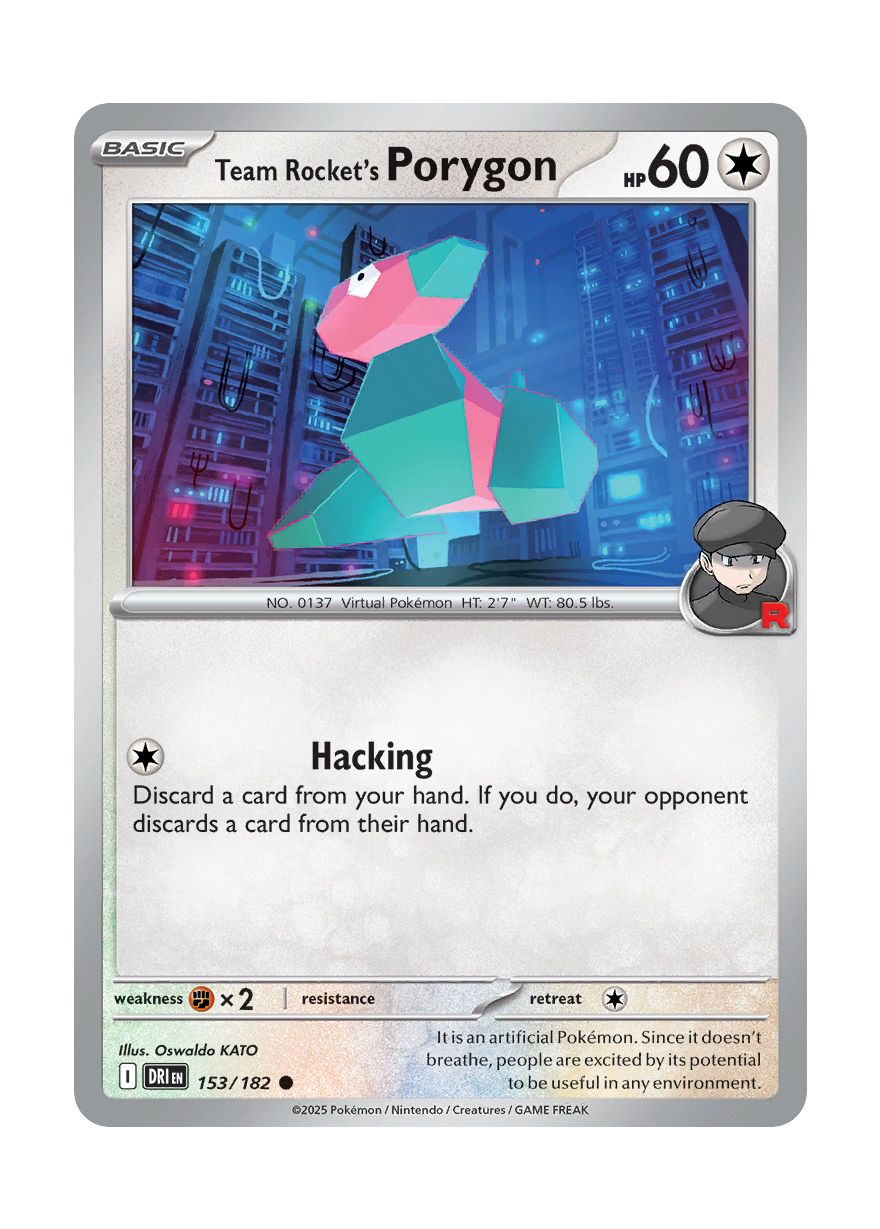 Team Rocket's Porygon (153/182) - Destined Rivals
