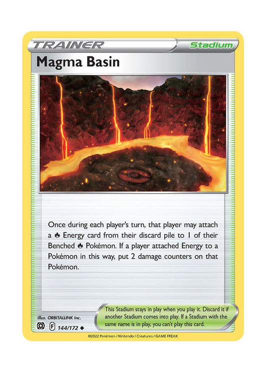 Magma Basin - Reverse Holo (144/172) - Brilliant Stars