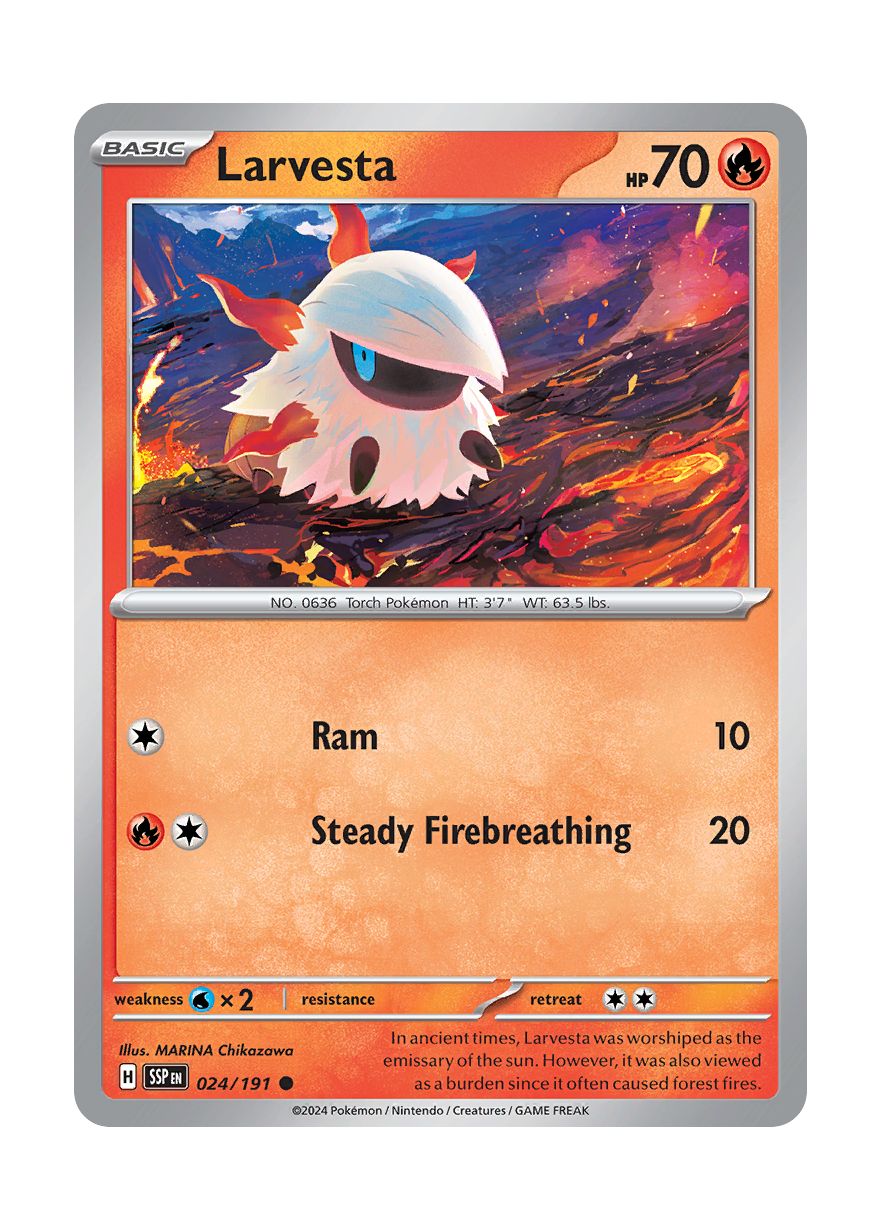 Larvesta (024/191) - Surging Sparks