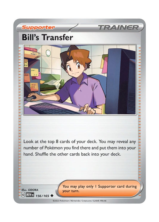 Bill's Transfer - Reverse Holo (156/165) - 151