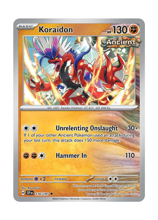 Koraidon (116/191) - Surging Sparks