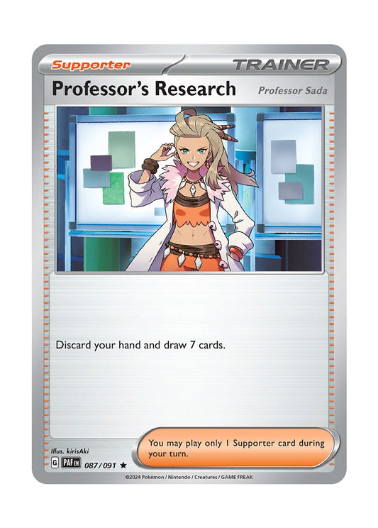 Professor's Research - Reverse Holo (087/91) - Paldean Fates