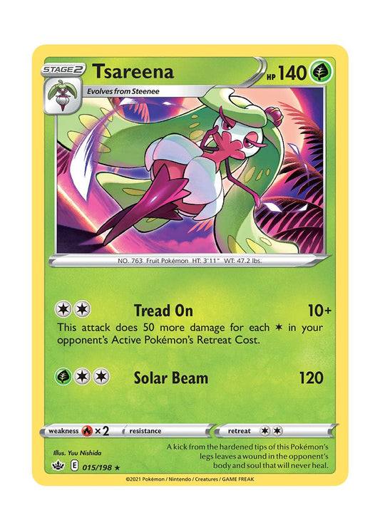 Tsareena - Reverse Holo (015/198) - Chilling Reign