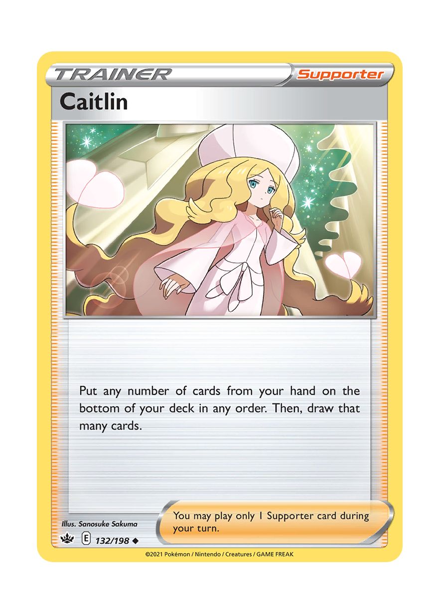 Caitlin - Reverse Holo (132/198) - Chilling Reign