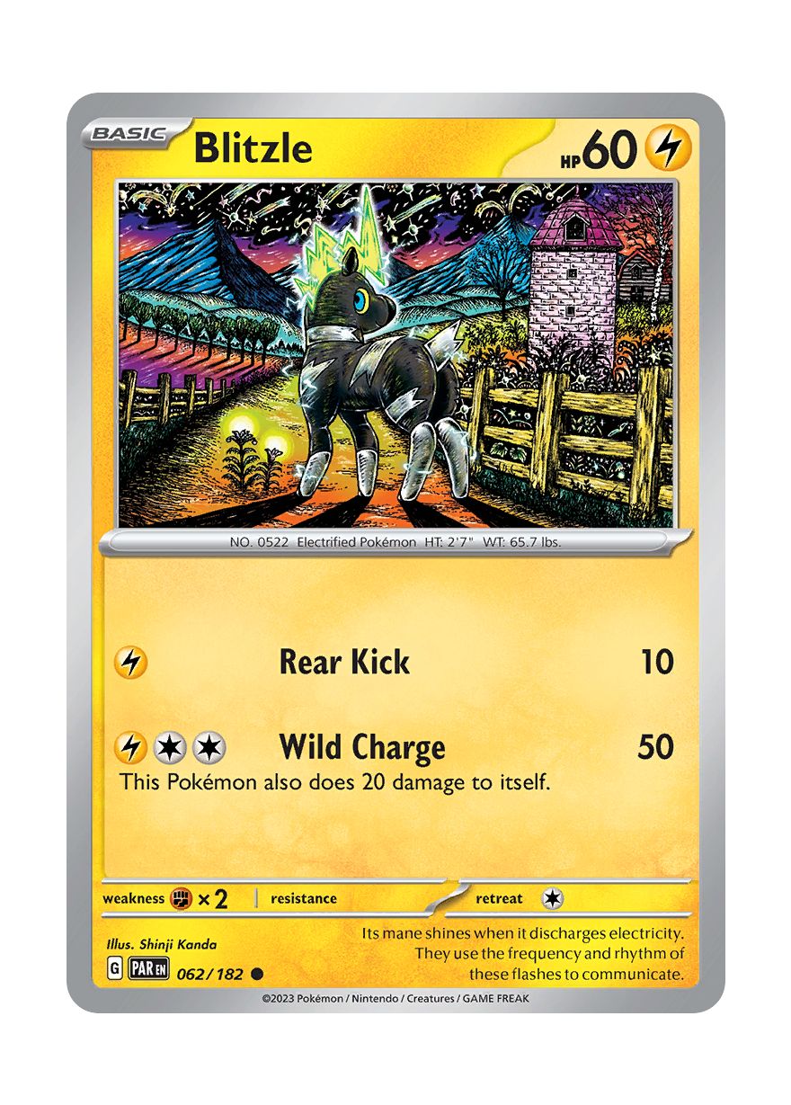 Blitzle - Reverse Holo (062/182) - Paradox Rift