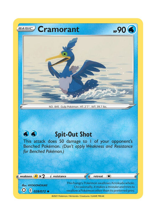 Cramorant - Reverse Holo (028/72) - Shining Fates