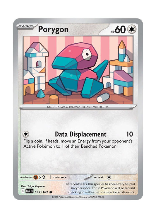 Porygon - Reverse Holo (142/182) - Paradox Rift