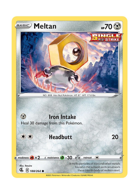 Meltan - Reverse Holo (188/264) - Fusion Strike