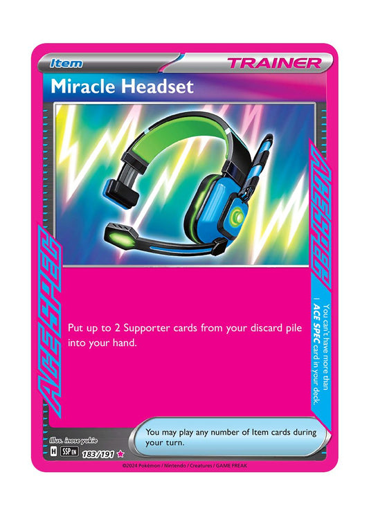Miracle Headset (183/191) - Surging Sparks