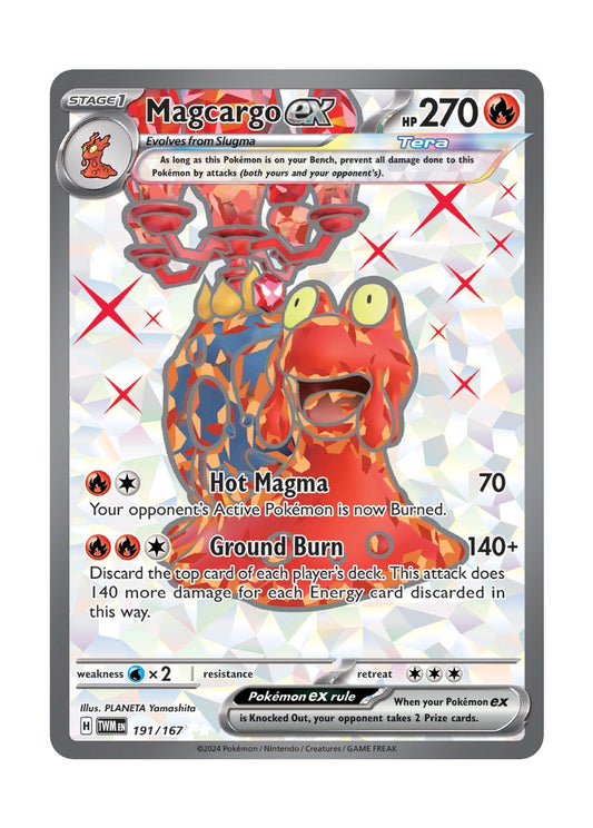 Magcargo ex (191/167) - Twilight Masquerade