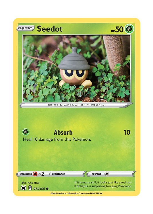 Seedot - Reverse Holo (011/196) - Lost Origin