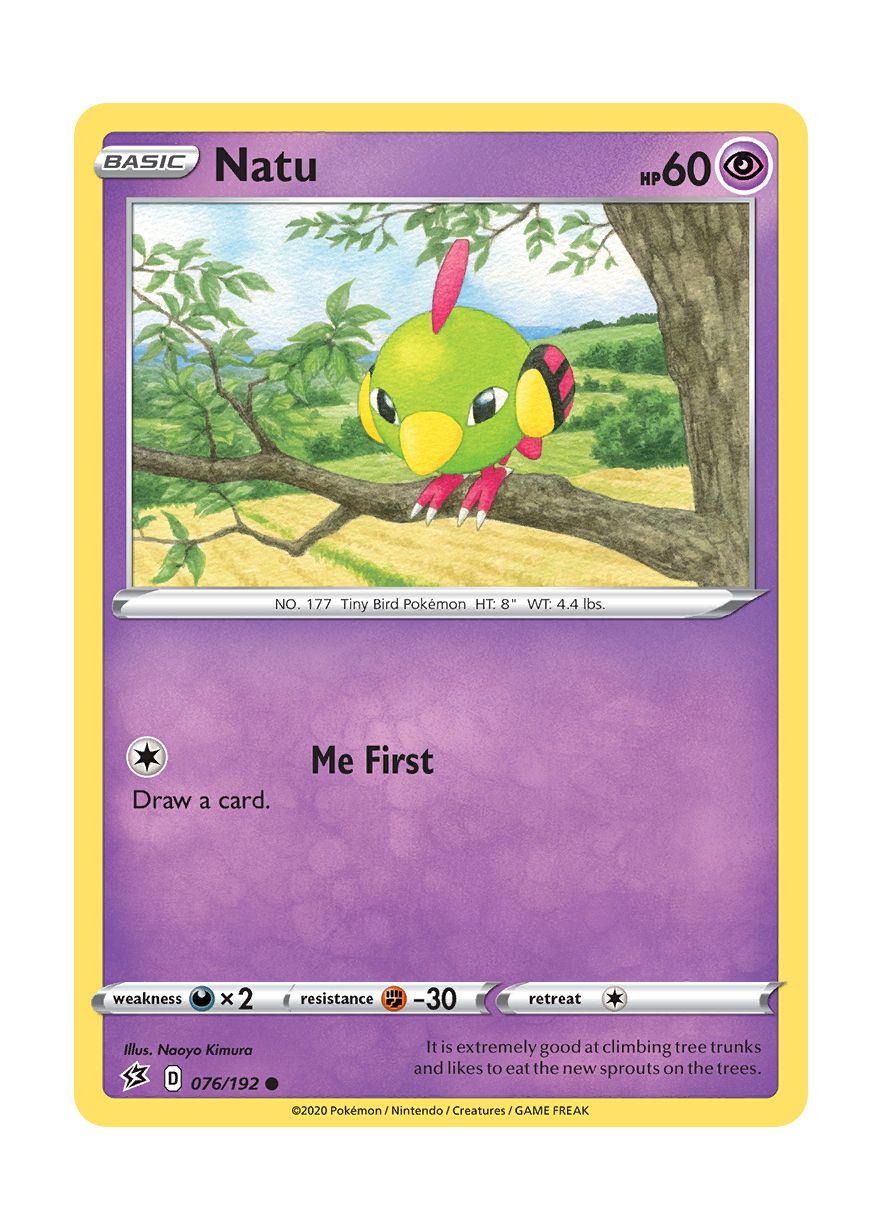 Natu - Reverse Holo (076/192) - Rebel Clash