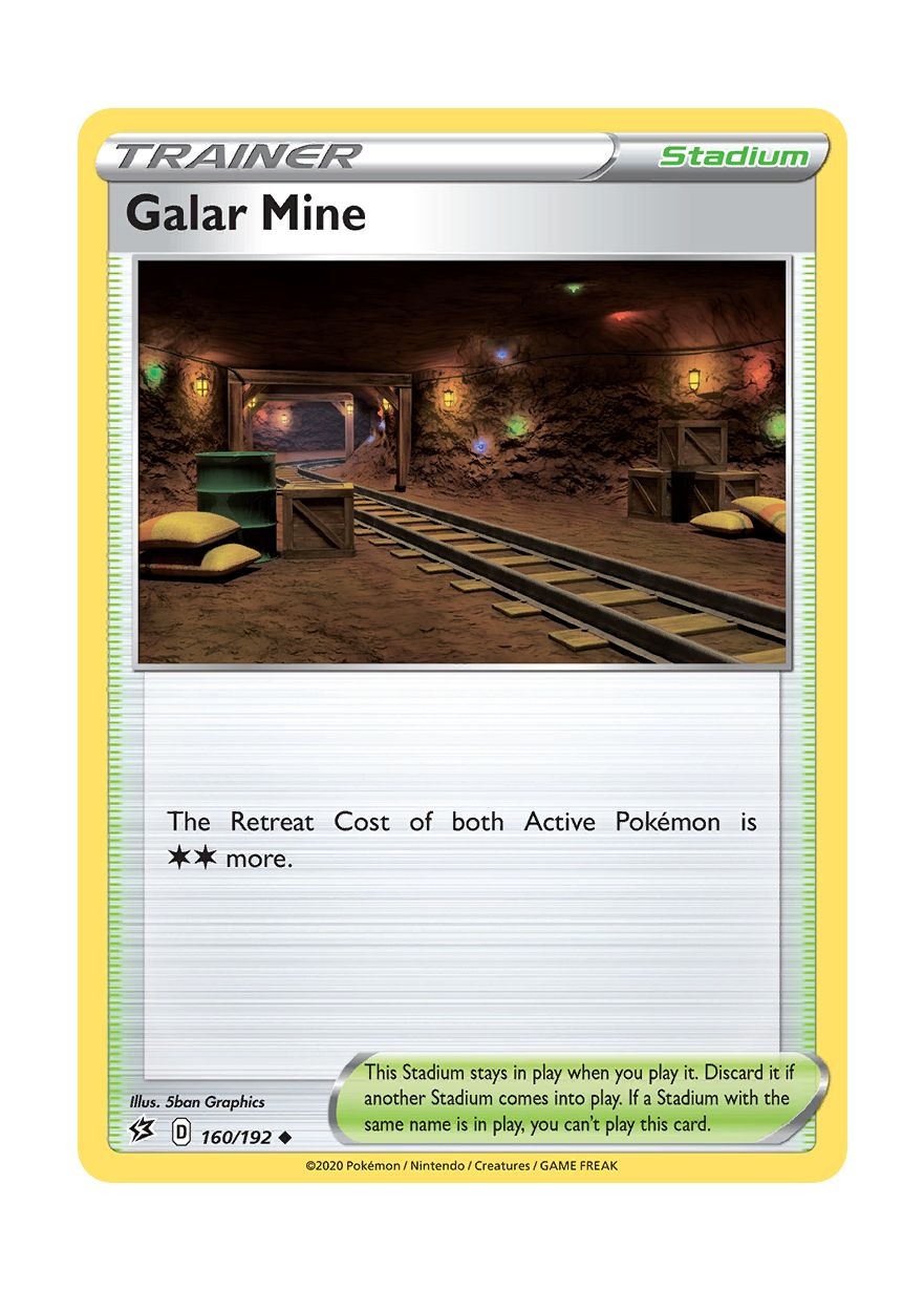 Galar Mine - Reverse Holo (160/192) - Rebel Clash
