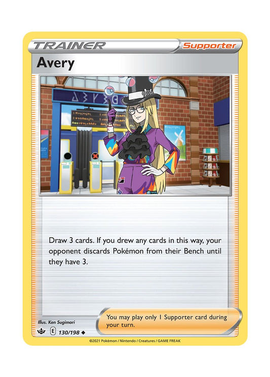 Avery - Reverse Holo (130/198) - Chilling Reign