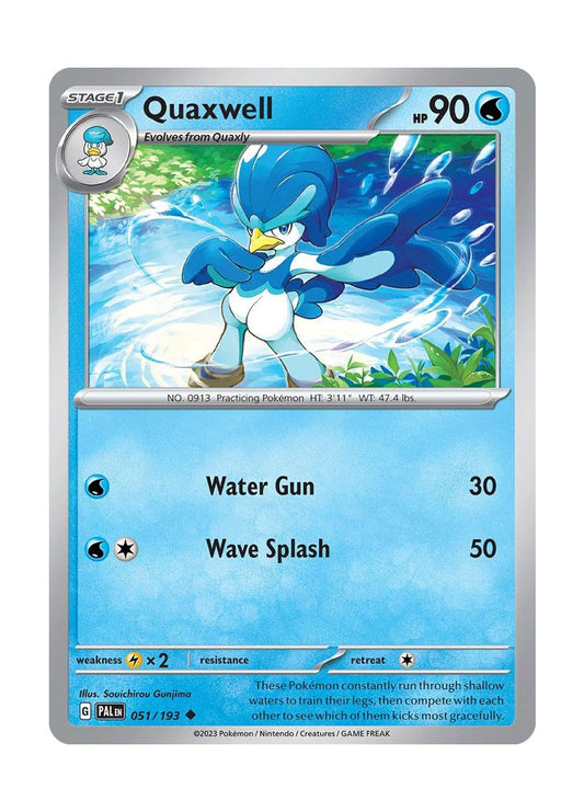 Quaxwell - Reverse Holo (051/193) - Paldea Evolved