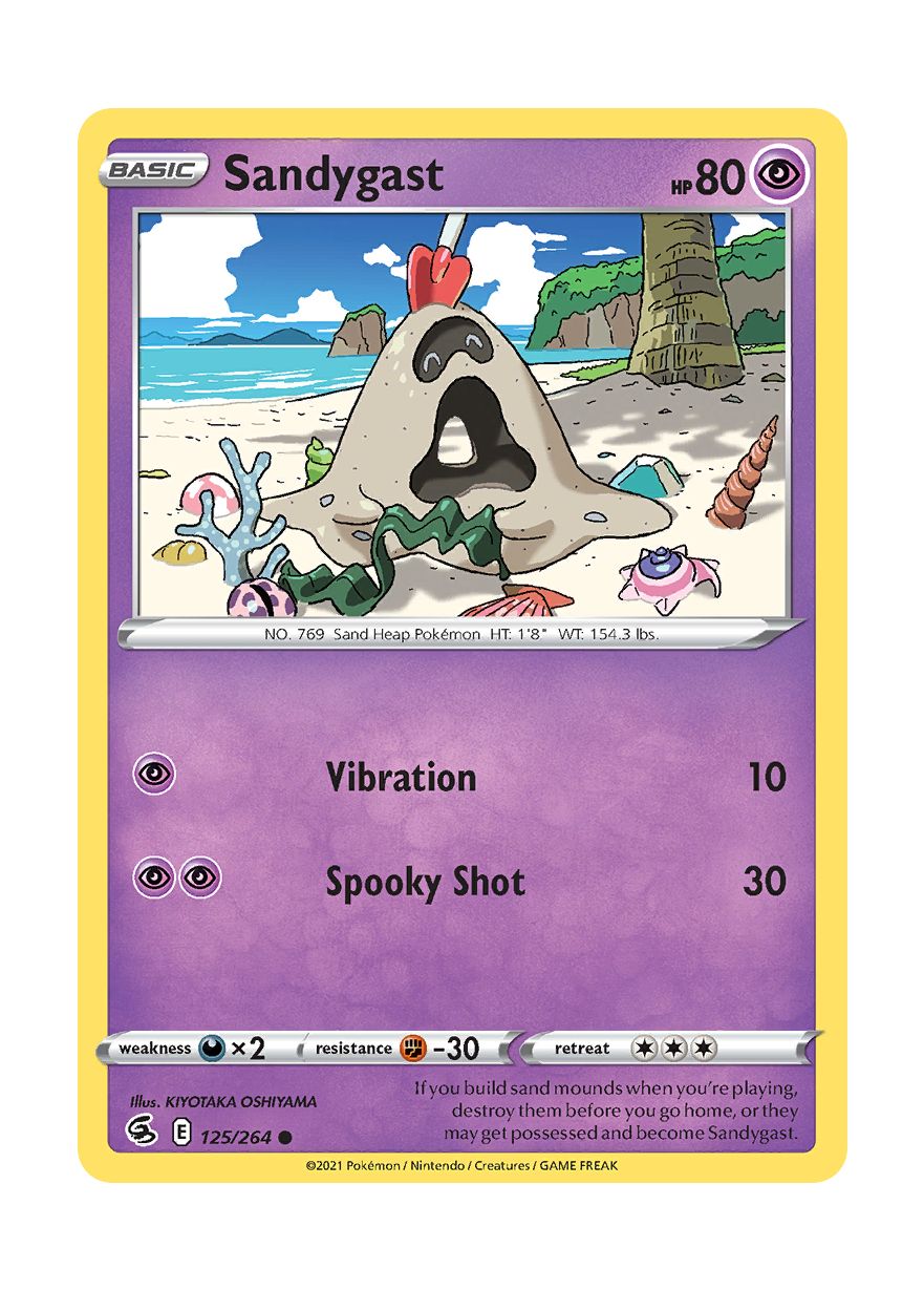 Sandygast - Reverse Holo (125/264) - Fusion Strike