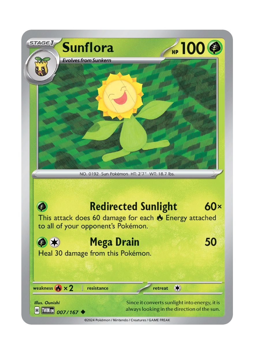 Sunflora - Reverse Holo (007/167) - Twilight Masquerade