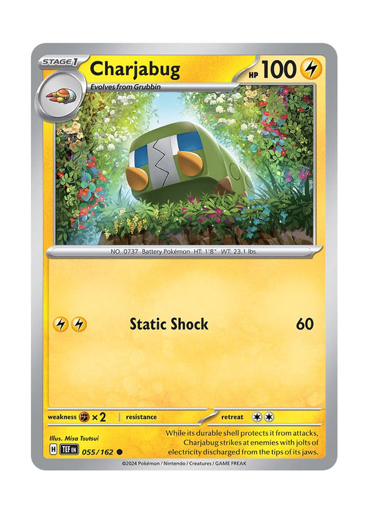 Charjabug - Reverse Holo (055/162) - Temporal Forces