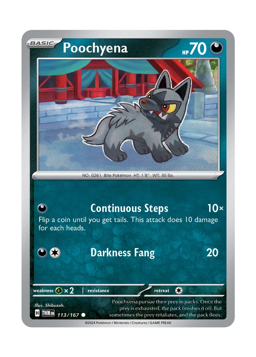 Poochyena (113/167) - Twilight Masquerade