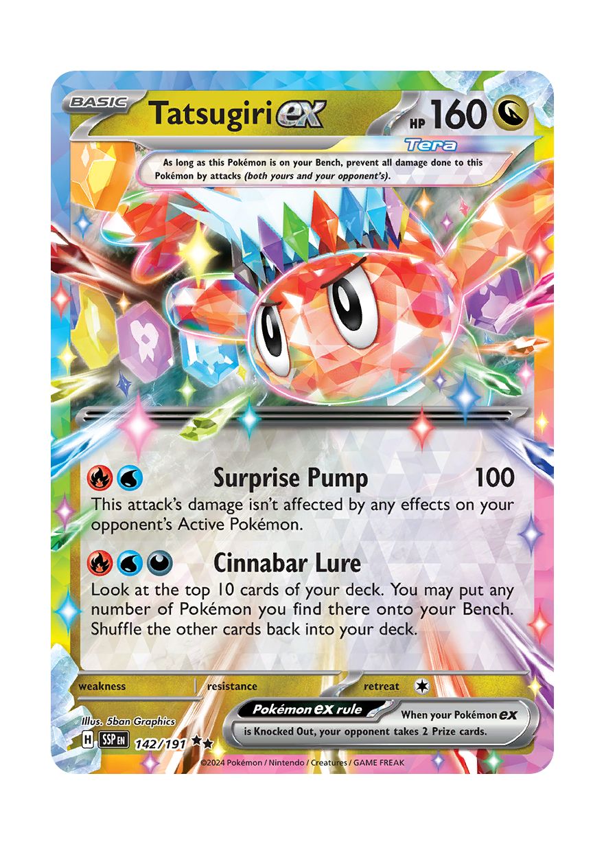 Tatsugiri ex (142/191) - Surging Sparks