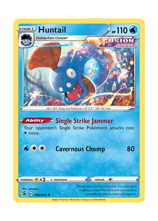 Huntail - Reverse Holo (066/264) - Fusion Strike